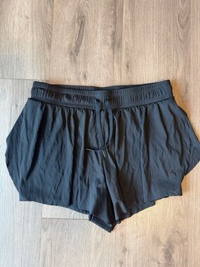 Joy Lab Black Athletic Drawstring Flare Shorts